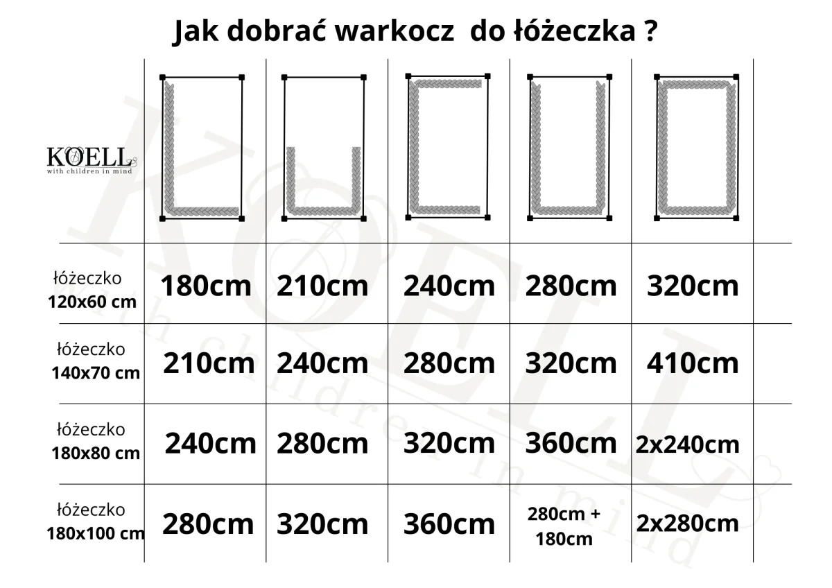 Ochraniacz do łóżeczka warkocz „Welur jasny szary” - obrazek 5