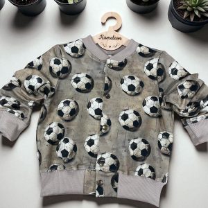 Bluza dziecięca z motywem piłki nożnej – organiczna dresówka premium