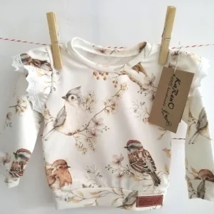 Bluza dziewczęca ptaszki