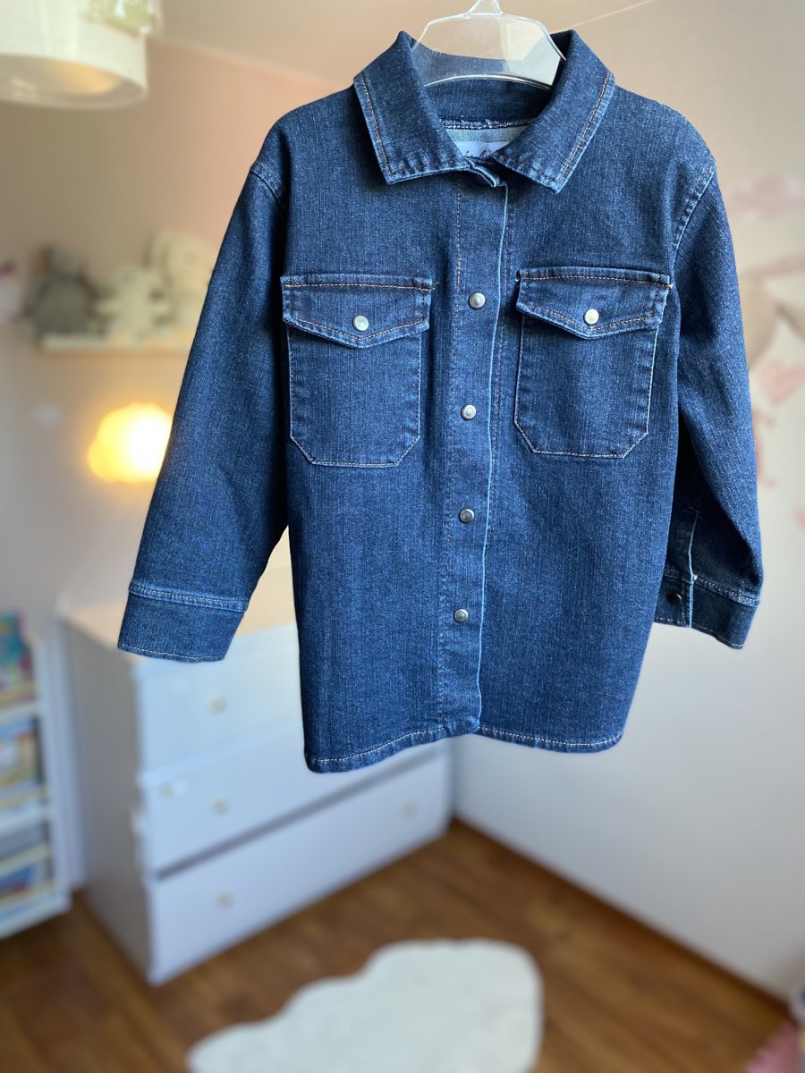 Koszula chłopięca – Jeans dekatyzowany - obrazek 4