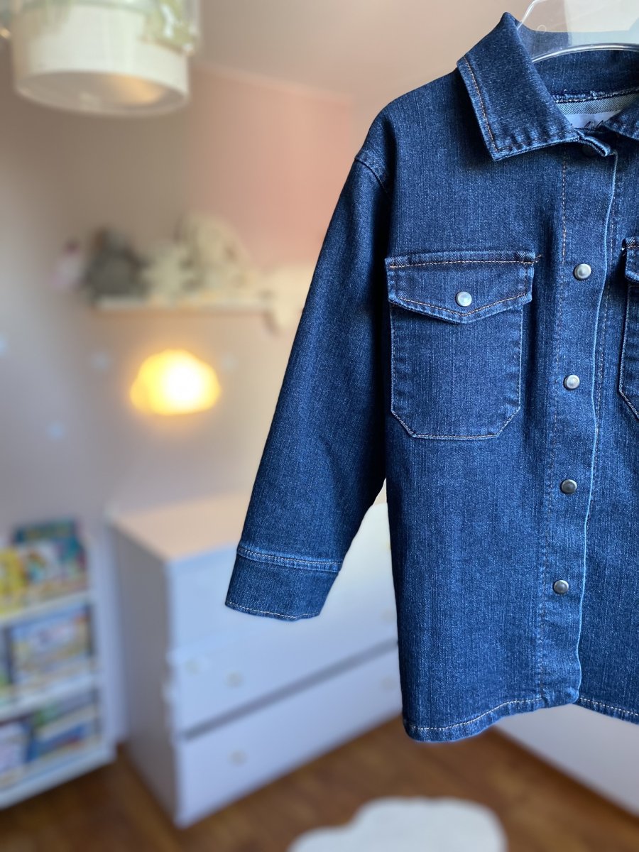 Koszula chłopięca – Jeans dekatyzowany - obrazek 3