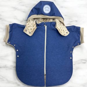 Ponczo samochodowe SOFTSHELL BLUE